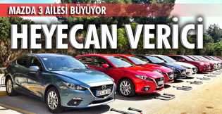  Mazda 3 ailesi büyüyor