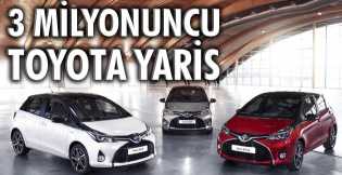 3 milyonuncu Toyota Yaris